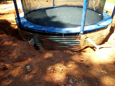 In-ground Trampoline with Drainage System - Atlanta, Georgia